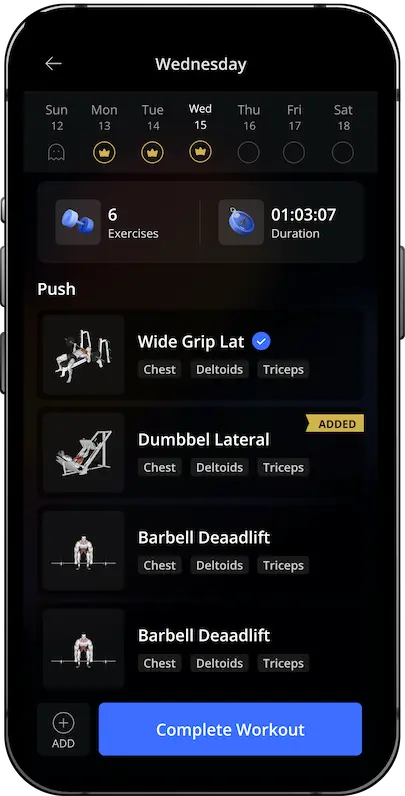 gymed workout tracker